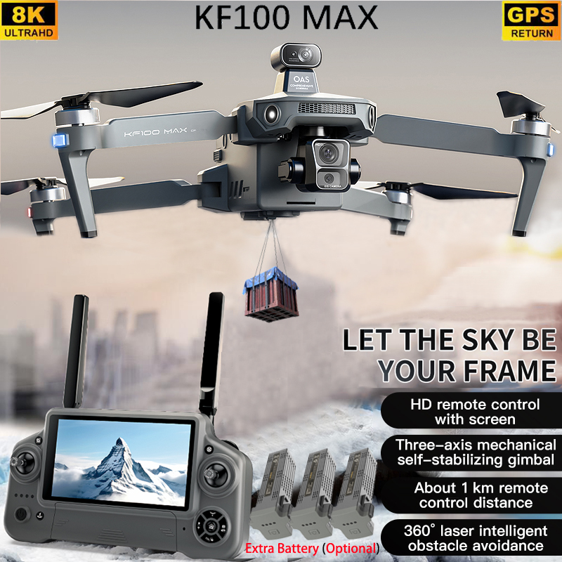 Jjrc Drone X12 - KF100 MAX GPSドローン 4Kカメラ 3軸ジンバル WIFI障害物回避