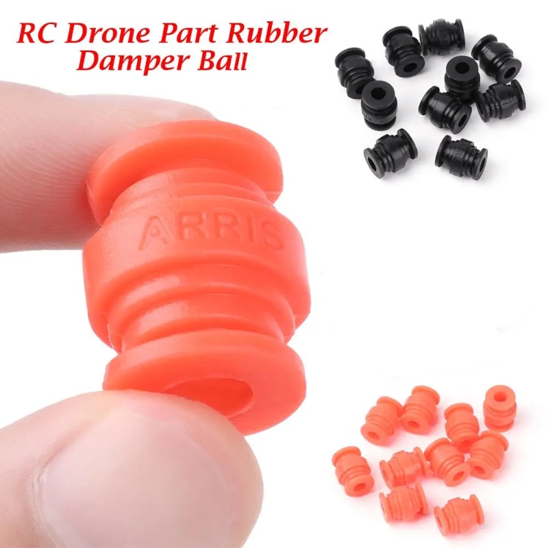 Drone Rc Toy - 防振ラバーダンパー,f4 f7フライトコントローラーfpvクワッドコプターrcパーツ用シリコンマウント衝撃ボール,ロットあたり4個
