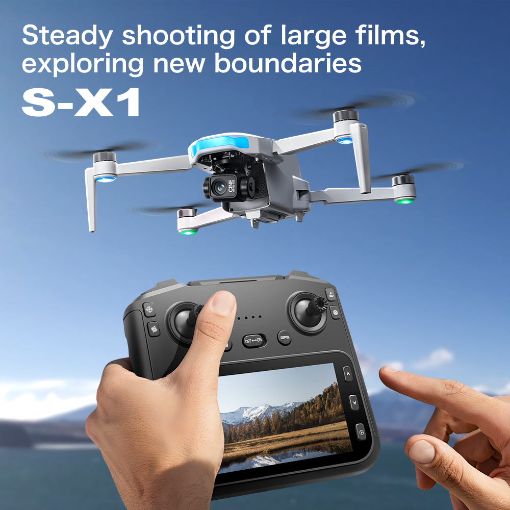 オリジナルS-X1 GPS折りたたみ式RCクアッドコプター  - Drone Ae Rc のレビューと価格