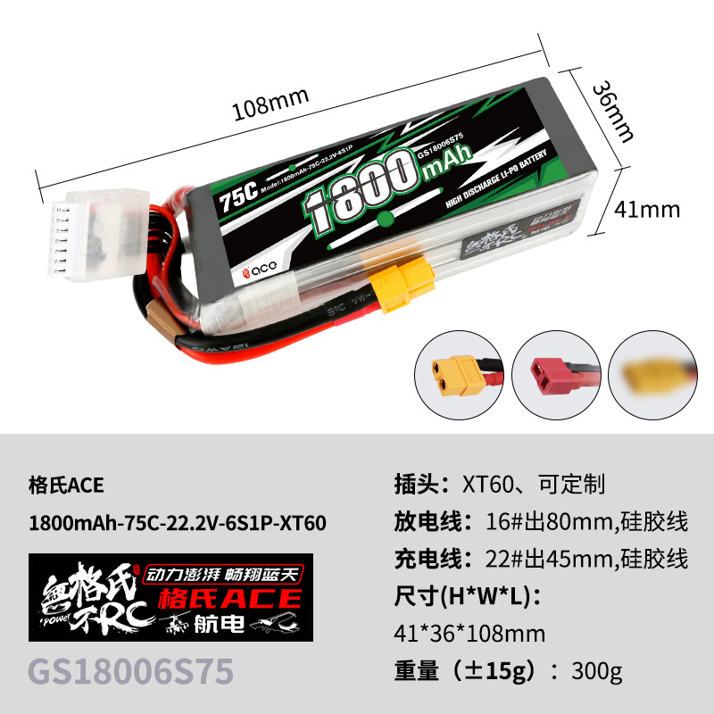 2個入り Gens ACE 22.2V リポバッテリー 14 - Drone Rc Leading のレビューと価格